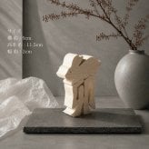 国産ヒノキ 干支の組み木｜卯（ウサギ）の木製飾り｜無塗装｜お正月のインテリア・贈り物