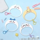 ちいかわ マルチリングプラス モモンガ スマホ リング ストラップ シリコン ブレスレット 落下防止 カラビナ アクセサリー キャラクター グッズ CK-109D