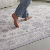 夏ラグ 夏用カーペット ラグ ラグマット ペルシャ風 洗える おしゃれ かわいい 北欧 カーペット 長方形 正方形 ペルシャ 絨毯 柄 デザイン 滑り止め付き ホットカーペット対応 オールシーズン 冬用 冬ラグ ヴィンテージ風プリントラグ1畳 2畳 3畳