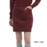 トミーヒルフィガー ゴルフ レディース モノグラムジャガード ニットスカート TOMMY HILFIGER THLA488 秋冬モデル お誕生日祝い お祝い 記念品 30代 40代 50代 60代 母の日 お母さん 還暦祝い 敬老の日 彼女 人気プレゼント プレゼント