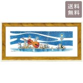 キャット パーティー LS-05022 ルイ・シン 送料無料  ギフト アート ネコ アートフレーム 猫 演奏 絵画 cat おしゃれ 北欧 インテリア お部屋