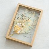 結婚証明書 ドライフラワーフレーム　メルシーブーケ☆【結婚証明書】【ドライフラワー】【メッセージカード無料】 おしゃれ 人前式 