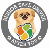 カーサイン 高齢者マーク SENIOR SAFE DRIVER ペキックス ステッカー シール 直径13cm 肉球 日本製 車