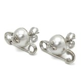 ヴィヴィアンウエストウッド Vivienne Westwood ピアス スタッドピアス 62010004-02P154 JORDAN EARRINGS アクセサリー レディース プラチナム 海外正規品