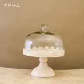 送料無料 ディスプレイドーム スタンド SA886601B トレー フレンチアイアン 秋月貿易 ディスプレイ ガラス ドーム アンティーク調 アクセサリー ドライフラワー 展示 台座