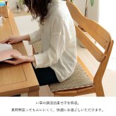 チェア 椅子 クッション ベンチパッド い草 チェック柄 調湿 空気清浄 お手入れ簡単 約35×100cm 新生活