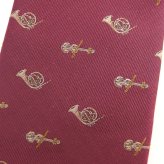 【富士桜工房】楽器・ワイン・富士桜工房・日本製シルクジャカードの和風ネクタイ