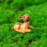 鹿 置物 4個セット ミニチュア 動物 しか オブジェ 森林 ジオラマ ガーデニング 苔テラリウム 箱庭 DIY 園芸 飾り インテリア かわいい ディスプレイ 雑貨