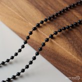 ビッククロスネックレス 特大 十字架 ブラックネックレス ボールチェーン 重ね付け ゴシック 存在感 ロングネックレス 大きめ ウッド レディース 女性 ペンダント