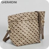 ゲラルディーニ ショルダーバッグ レディース ブランド GHERARDINI Italy GH0310 TA/BU ベージュ/ダークブラウン