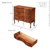 イタリア 家具 ヨーロピアン ヴェローナクラシック 猫脚3段チェスト W87cm 猫脚 収納 ヨーロッパ家具 クラシック 輸入家具 アンティーク風 イタリア製 ブラウン おしゃれ 高級感 エレガント 木製 天然木 リモート テレワーク 在宅 新生活