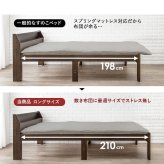 ベッド 寝具 セミダブル 敷き布団対応 ロング丈210cm 2口コンセント 宮棚付 高さ３段階 床下収納 スペース 天然木 耐荷重350kg すのこ おしゃれ １人暮らし 新生活 子ども部屋 進学 入学 単身