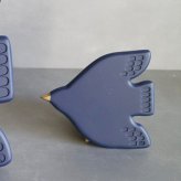 Welcome Bird Wall Clock IV[掛け時計 おしゃれ 北欧 壁掛け時計 鳥 モチーフ ウォールクロック 静音 スイーブ秒針 掛時計 カチカチ 音がしない インテリア 雑貨 壁飾り 時計 ウォールコレクション セット ナチュラル 可愛い]