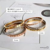 ステンレス メタルバングル ローマ数字 お洒落 ブレスレット 幅2タイプ ゴールド 18KGP シルバー ピンク きらきら ストーン 高級感 楕円 開閉式 ラグジュアリー 腕輪 レディース 女性 金属アレルギー対応