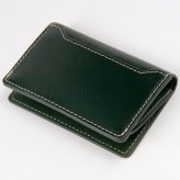 ベリーズヨーク　BELLIES YORK　カードケース　名刺入れ　BYTM1881GR　グリーン　緑色　ベジタブルタンニン　イタリアンレザー　牛革　”エイジングを楽しむ革小物”
