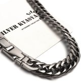 純チタン製 軽い ダブル喜平チェーンネックレス 喜平ネックレス 6面カット チタンネックレス シルバー 50cm 60cm メンズ 男性 金属アレルギー対応