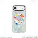 iPhone ケース ハローキティ MagSafe 対応 クリアケース サンリオ キャラクター グッズ スマホケース iPhone用 背面保護 TPU 耐衝撃 ストラップホール付き おしゃれ 可愛い サンリオ正規ライセンス品
