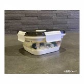 Felio たためるシリコン保存容器 角型 500ml F21691 弁当箱 ランチボックス 折りたたみ コンパクト 保存容器 シリコン製 おしゃれ シンプル キッチン用品 密閉 漏れにくい