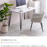 ダイニングテーブル テーブル デスク 学習机 食卓 黒脚 3本脚 奥行70 テーブル単体 韓国 インテリア コンパクト 一人暮らし 幅110 リビング キッチン カフェ PC パソコン リモート テレワーク 在宅 新生活