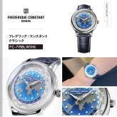 フレデリック・コンスタント FREDERIQUE CONSTANT クラシック ワールドタイマー マニュファクチュール FC-719BLW3H6 腕時計 自動巻き メンズ