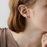 【無料ラッピング】  ヨンドシー 4℃ EAU DOUCE4℃ K10 イエローゴールド ピアス ガーネット レディース ブランド 正規品 新品 ギフト プレゼント 人気 おすすめ 誕生日 記念日 クリスマス 送料無料