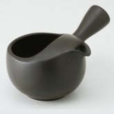 オープン急須 黒 陶器 常滑焼 やきものの里から、暮らしを贈ります。　ギフト 食器 セット テーブルウェア