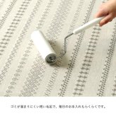 ラグ カーペット 正方形 インド綿 吸湿性 シンプル ナチュラル 幾何学 ボーダー タッセル付き コンパクト ホット 対応 床暖房対応 オールシーズン 約2畳 約180×180cm 新生活