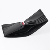 高品質ヨーロッパ輸入モデル トミーヒルフィガー 二つ折り財布 小銭入れ付き クロコ型押し CROC CC AND COIN メンズ レディース ブラック AM0AM14841 BDS BLACK ウォレット 折財布 送別会 誕生日 結婚祝い 結婚式 彼氏 息子 夫 男性 名刺入れ 高級 母の日【スペシャルラッピング660円(別売り)】 即日発送 彼氏 財布 ホワイトデー