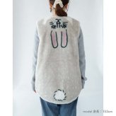 ベスト モモンガ マタギジレ アニマル おもしろ トラ ウサギ ゴリラ ボア ベスト ジレ 袖なし 着る毛布 ルームウェア 毛布 部屋着 レディース 大人 北欧 もこもこ ふわふわ 冷え性 あったか おうち時間 秋 冬 おしゃれ かわいい ウサ ゴリ 防寒 Momonga