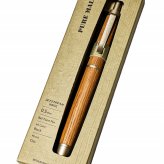 【ラッピング無料】三菱鉛筆 ピュアモルト ジェットストリームインサイド シングル 0.5mm ボールペン ウイスキー樽材 ギフト 就職祝い 女性 男性 プレゼント 名入れ