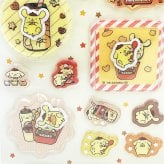 サンリオ ポムポムプリン カプセル＆ラメシール 文具 Sanrio