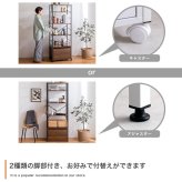 ラック オープン 収納 ワードローブ 洋服収納 収納付き 引出し付き キャスター付き アジャスター付き 一人暮らし ワンルーム コンパクト 可動棚 棚 スリム 木目調 白 おしゃれ 幅60cm 5段 新生活