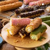【ねこのしっぽ】【お好きな味を選べる 6個セット】パイコルネ サクサク チョコレート オリジナルミルク・ダブルチョコ・抹茶・ストロベリー・キャラメル＆アーモンド クリーム【作りたてを瞬間冷凍】【送料無料※一部地域を除く】