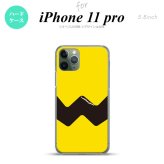 iPhone11Pro iPhone11 Pro スマホケース ハードケース ギザギザ 黄 黒 メンズ レディース nk-i11p-191