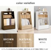 ラック ブックシェルフ 幅60 ハイタイプ コミック コミック約300冊収納 本棚 1cm刻みで調節 大容量 引出し付き 大型書籍 マンガ 漫画 文庫本 書棚 本収納 A4サイズ ブック 新生活