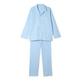ワコール ナイトウェア 睡眠科学 天綿 メンズパジャマ YGX526 M・L ロング袖ロング丈パンツ 綿100％