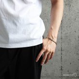 ステンレス 磁気ブレスレット メンズブレスレット お洒落 コンビカラー 磁石 ゴールド バイカラー 中折れ つけっぱなし スポーツ 男性 金属アレルギー対応