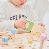 大工さんテーブル | 誕生日プレゼント   3歳 女の子 男の子 誕生日 プレゼント おもちゃ 木のおもちゃ 木製玩具 木製 知育玩具 誕生日 クリスマス プレゼント 入園祝い 入園祝い ギフト エデュテ