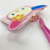 サンリオキャラクターズ リール付き パスケース ウサハナ 定期入れ ICカードケース キャラクターグッズ キッズ レディース 通学 通勤 可愛い おしゃれ プレゼント サンリオ正規ライセンス品