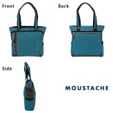 【MOUSTACHE】jlg4651 トートバッグ 手持ち 肩掛け かばん 通勤 普段使い 使いやすい シンプル おしゃれ 軽量 メンズ プレゼント ギフト 父の日 ブラック