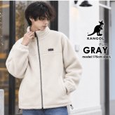  KANGOL カンゴール ブルゾン ジャケット リバーシブル メンズ レディース  ボア ハイネック ダブルジップ 防寒 ブランド ロゴ ゆったり おしゃれ ストリート カジュアル アウター 高校生 秋 冬 M L LL 2026FW Karlas 別注