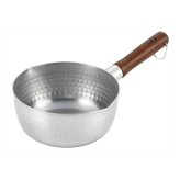 郷技 ステンレス雪平鍋18cm IH対応 雪平なべ 調理器具 キッチン用品 槌目模様 鍋【北海道・沖縄県・離島 配送不可】
