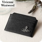 ヴィヴィアン ウエストウッド カードケース コンパクト メンズ レディース ブランド Vivienne Westwood ロゴ 5403000BU S000B N401 BLACK ビビアン