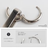 ステンレス チェーンの一コマピアス ドロップ リンクチェーン フープピアス ごつめ 揺れる かっこいい シルバー 片耳1点 大きめ 存在感 メタル メンズ 男性 金属アレルギー対応 イヤリング