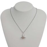 ヴィヴィアンウエストウッド ネックレス Vivienne Westwood NEW TINY ORB 63020097-02p762 シルバー ライトピーチ