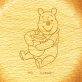 ディズニー くまのプーさん 木製丸プレート (スマイル) 食器 Disney
