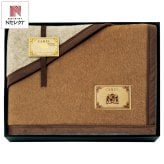 キャメル ウール毛布 リバーシブル ギフト ブランケット 国産 寝具 防寒 保温【沖縄県・離島 配送不可】