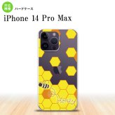 iPhone14 ProMax iPhone14 Pro Max スマホケース 背面ケース ハードケース ハニー クリア 黄 2022年 9月発売 nk-i14pm-1685