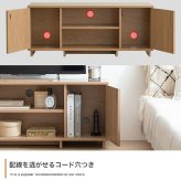テレビ台 テレビボード ローボード 全2色 | テレビラック tv台 tvボード 収納 シェルフ BE ベージュ ベイジュ 生成り BR ブラウン 茶色 完成品 リビング 居間 ナチュラル カントリー カフェ おしゃれ