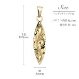 ゴールド ネックレス ハワイアンジュエリー ネックレス イエローゴールド ネックレス 刻印 無料 誕生石入れ可 サーフボード 14K K14イエローゴールド 14k k14カットあずきチェーン太0.9mm ギフトラッピング可能 プレゼント ハロウィン 【品番：CG-GP121-CH123】
